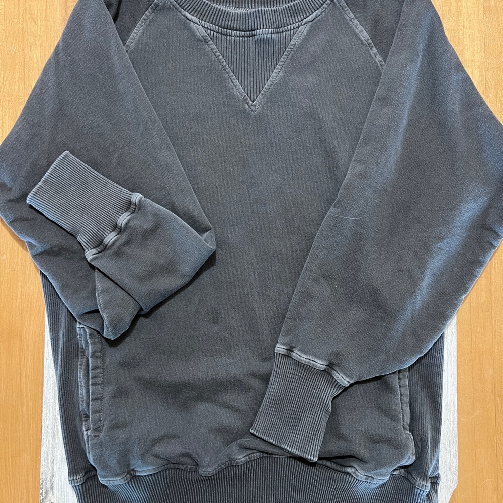 Women's Charcoal Crew Neck Sweater
